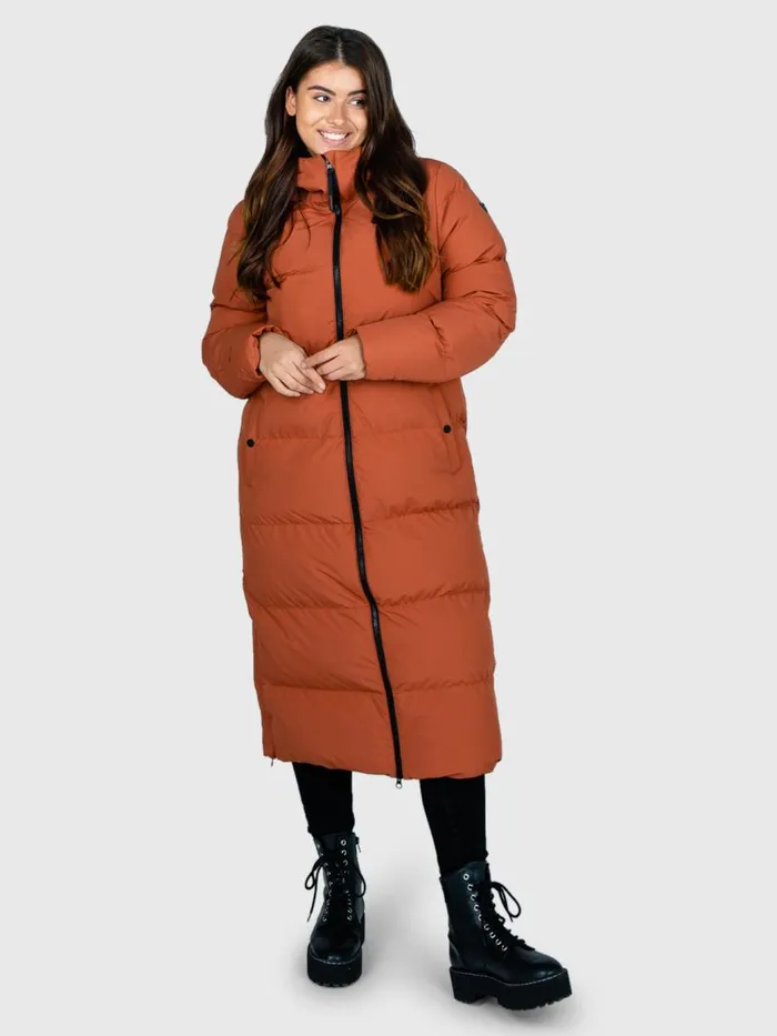 Brunotti Jackets Women Bigsur Long Puffer Coat Brown