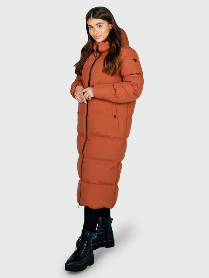 Brunotti Jackets Women Bigsur Long Puffer Coat Brown