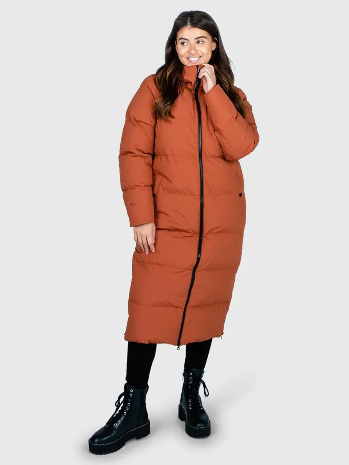 Brunotti Jackets Women Bigsur Long Puffer Coat Brown