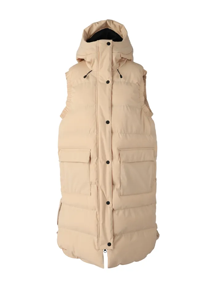 Brunotti Jackets Women Kalani Long Puffer Bodywarmer White