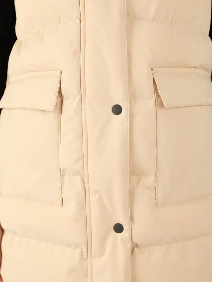 Brunotti Jackets Women Kalani Long Puffer Bodywarmer White