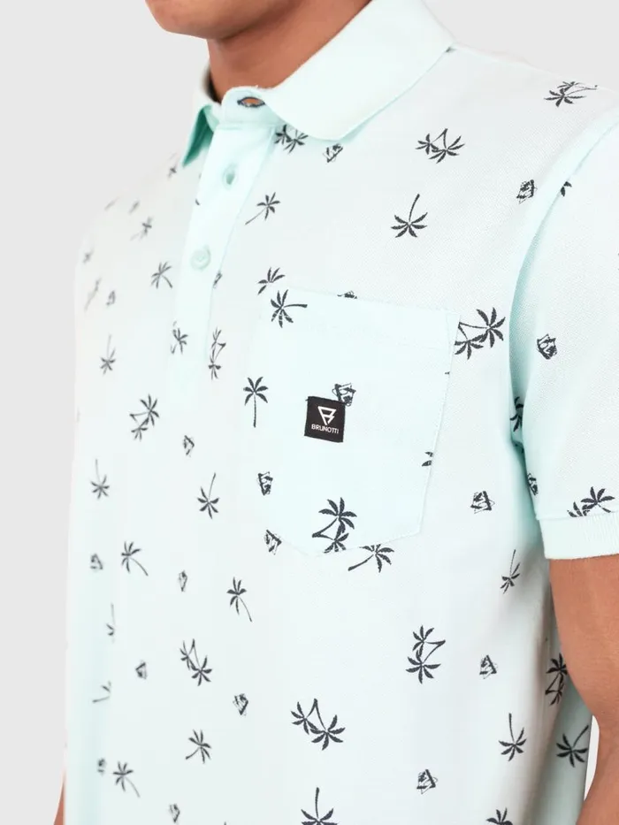 Brunotti Polos and Shirts Men AddaxAOPolo Shortsleeve Mint