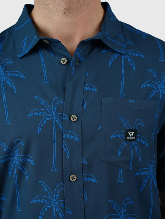 Brunotti Polos and Shirts Men ConradShirt Blue