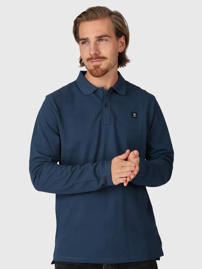 Brunotti Polos and Shirts Men ManicaPolo Longsleeve Blue