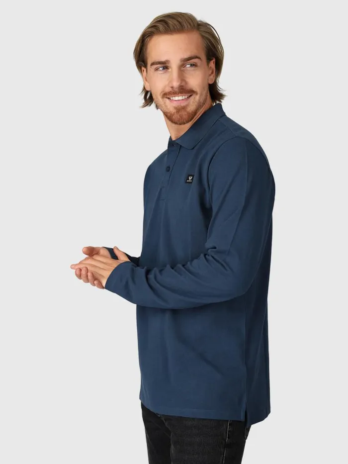Brunotti Polos and Shirts Men ManicaPolo Longsleeve Blue