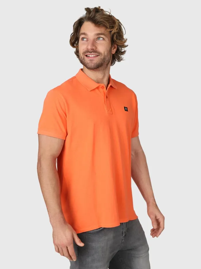 Brunotti Polos and Shirts Men TavECONPolo Shortsleeve Orange