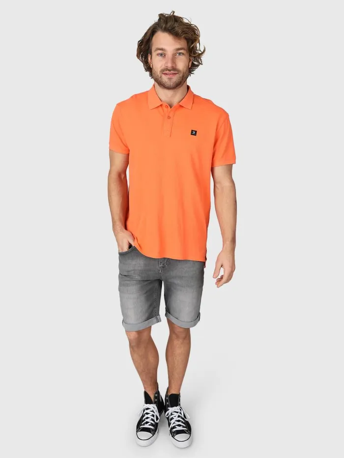 Brunotti Polos and Shirts Men TavECONPolo Shortsleeve Orange