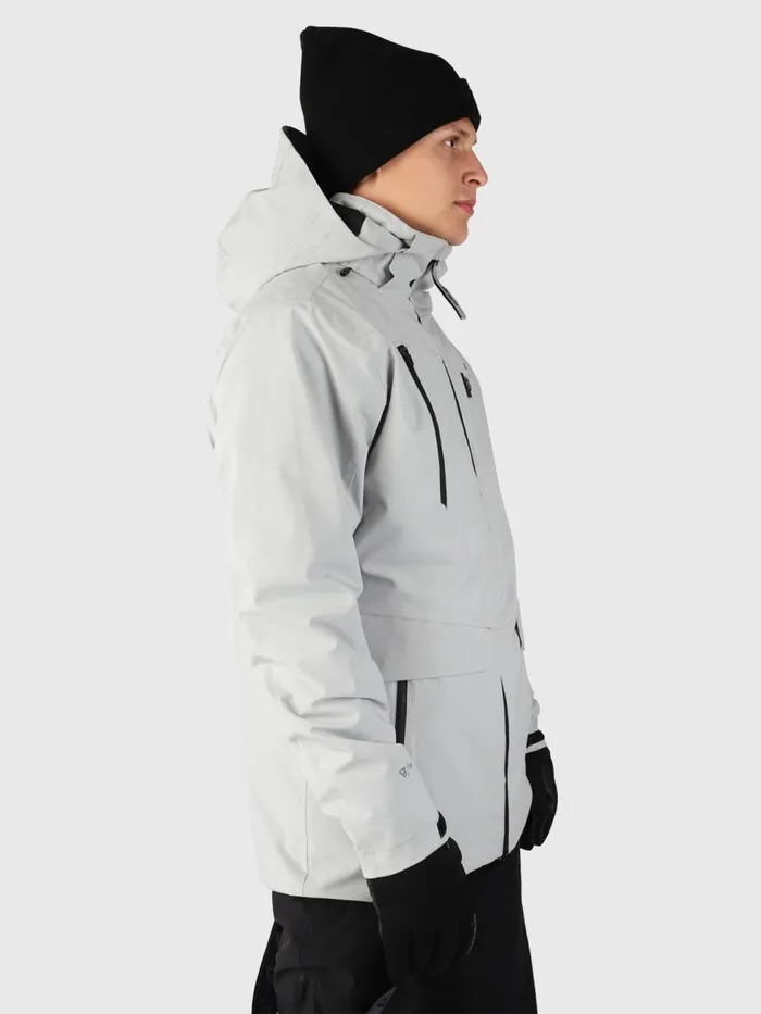 Brunotti Snow Jackets Men BaronHeatSnow Jacket With Heat Panels Grey