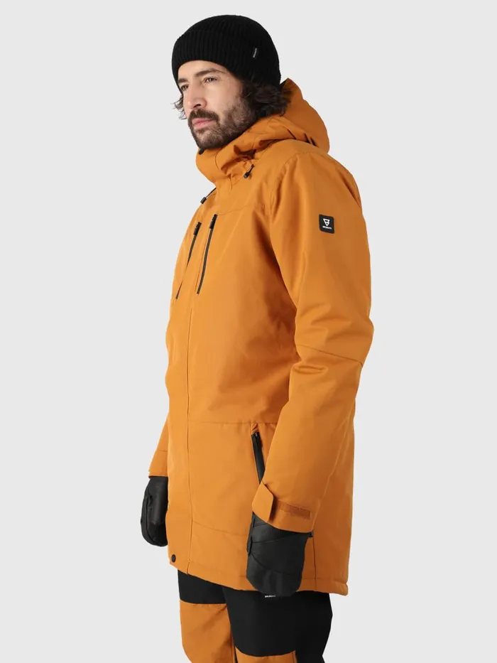 Brunotti Snow Jackets Men StonySnow Jacket Brown