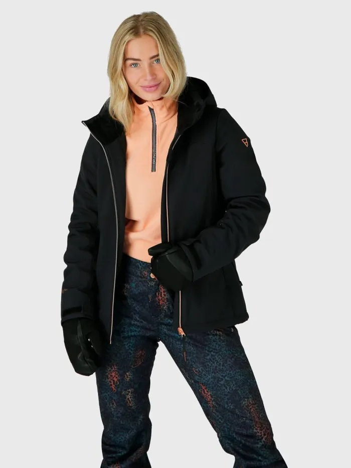 Brunotti Snow Jackets Women AriesN Softshell Jacket Black
