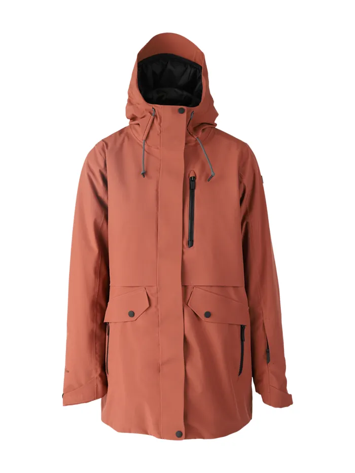 Brunotti Snow Jackets Women BombiniHeat Snow Jacket Brown
