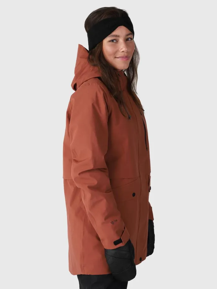 Brunotti Snow Jackets Women BombiniHeat Snow Jacket Brown