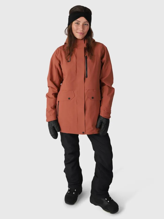 Brunotti Snow Jackets Women BombiniHeat Snow Jacket Brown