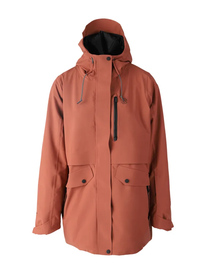 Brunotti Snow Jackets Women BombiniHeat Snow Jacket Brown