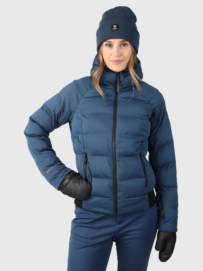 Brunotti Snow Jackets Women Firecrown Puffer Snow Jacket Blue