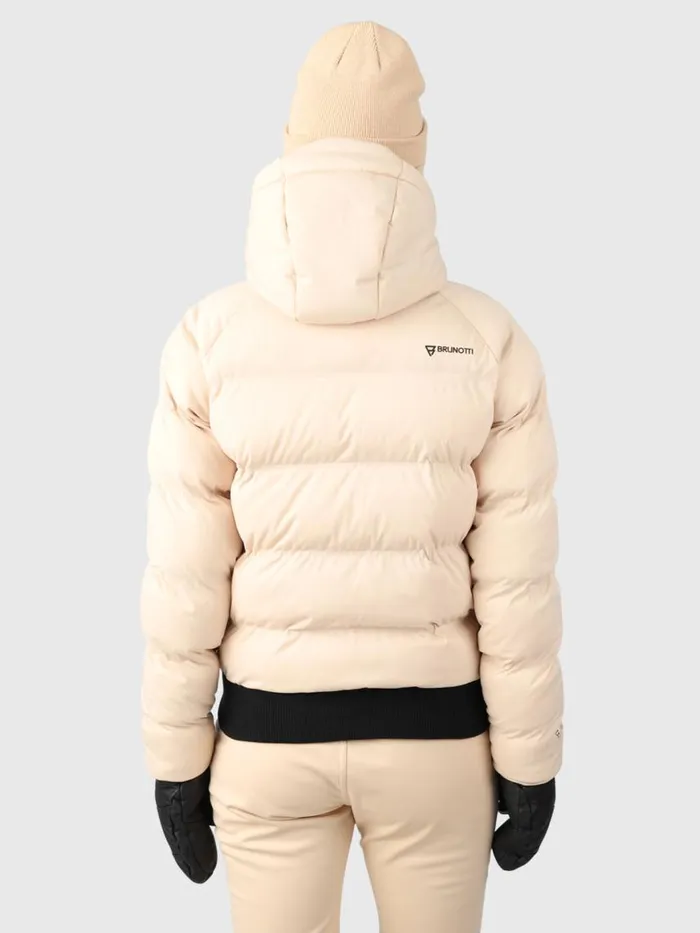 Brunotti Snow Jackets Women Firecrown Puffer Snow Jacket White