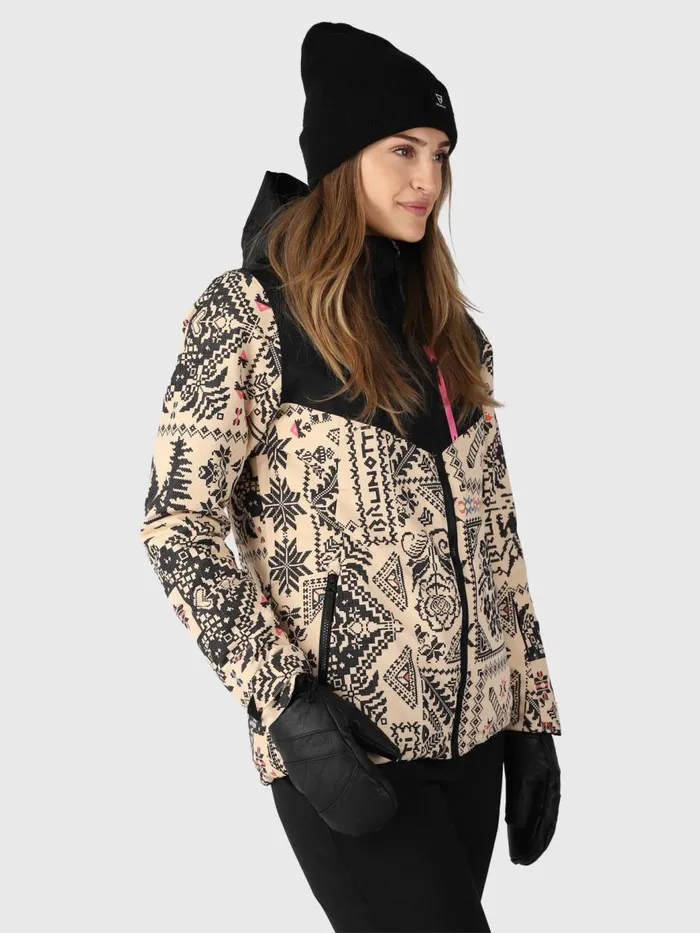 Brunotti Snow Jackets Women HakubaAO Dames Ski Jas Wit