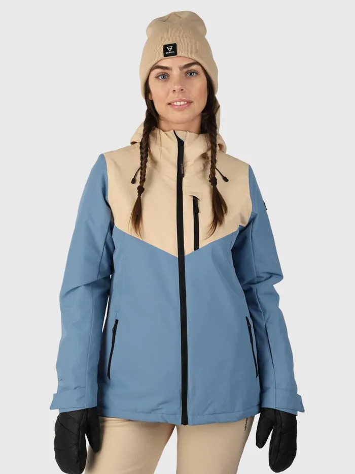 Brunotti Snow Jackets Women Hakuba Dames Ski Jas Blauw