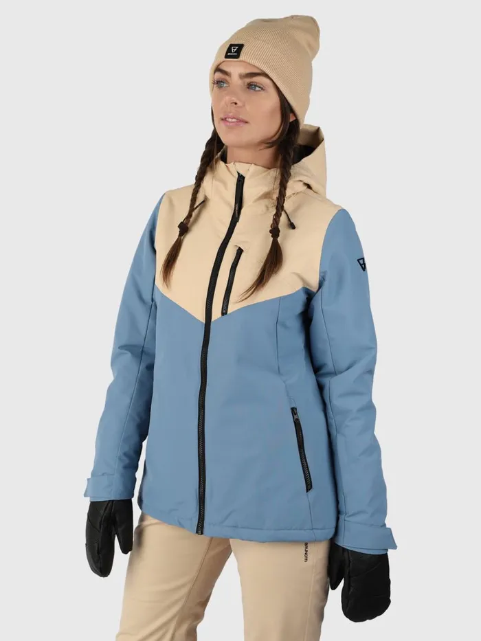Brunotti Snow Jackets Women Hakuba Dames Ski Jas Blauw
