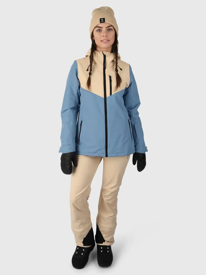 Brunotti Snow Jackets Women Hakuba Dames Ski Jas Blauw