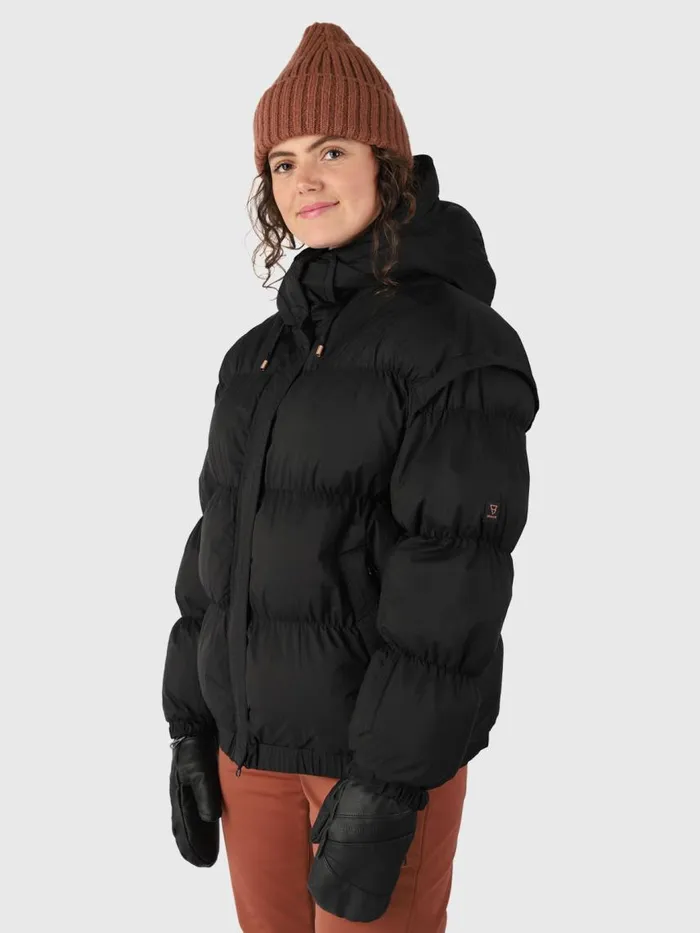 Brunotti Snow Jackets Women Nikko Puffer Snow Jacket Oversized Black