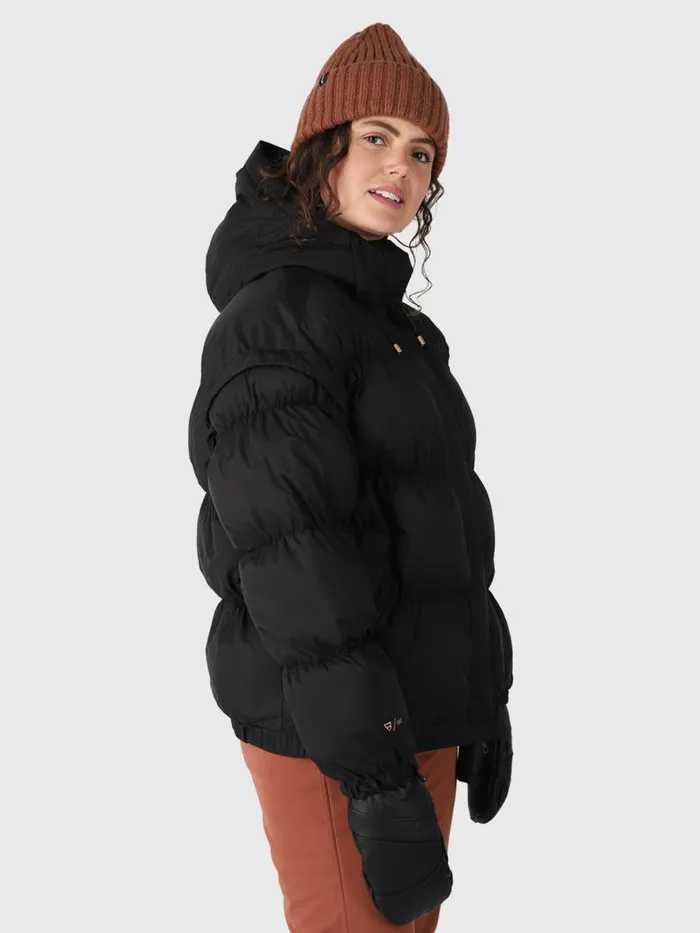 Brunotti Snow Jackets Women Nikko Puffer Snow Jacket Oversized Black