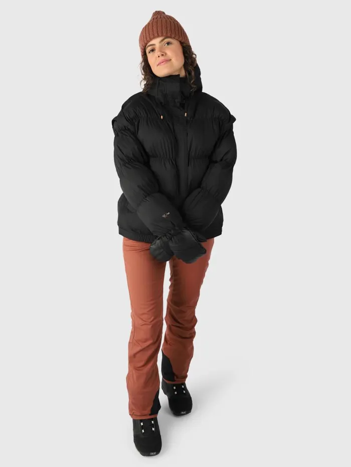 Brunotti Snow Jackets Women Nikko Puffer Snow Jacket Oversized Black