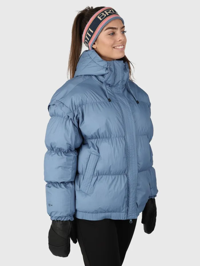 Brunotti Snow Jackets Women Nikko Puffer Snow Jacket Oversized Blue