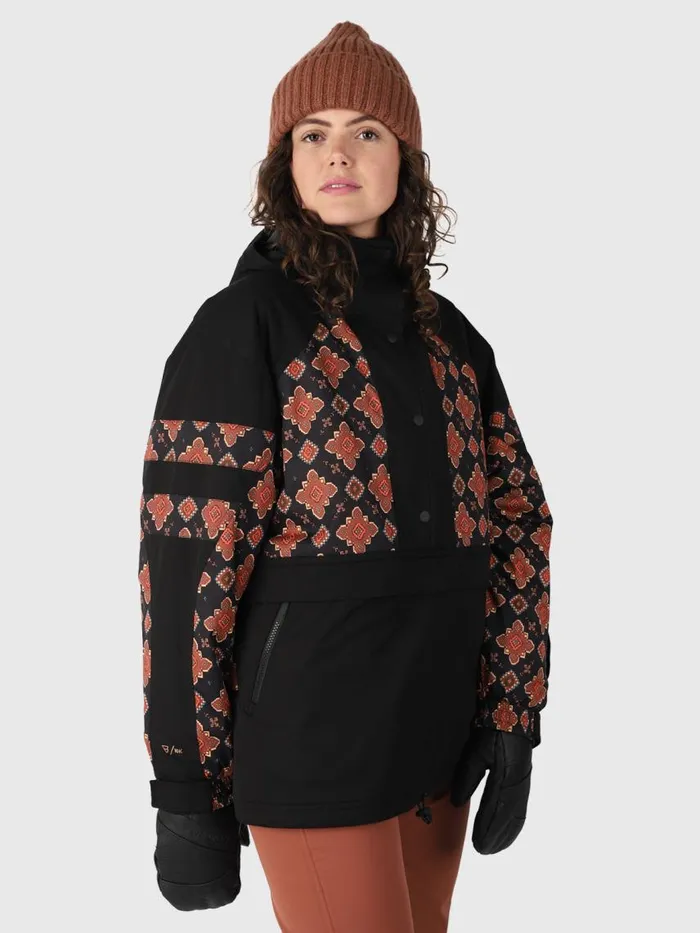Brunotti Snow Jackets Women Saporo Snow Anorak Oversized Black