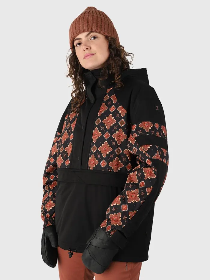 Brunotti Snow Jackets Women Saporo Snow Anorak Oversized Black