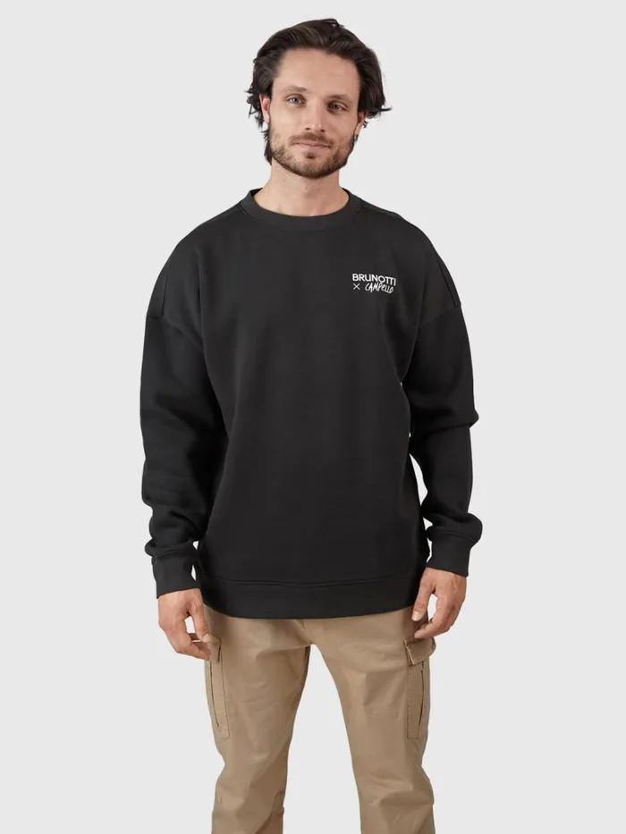 Brunotti Sweaters and Hoodies Men CampelloIslandOversized Sweater Black