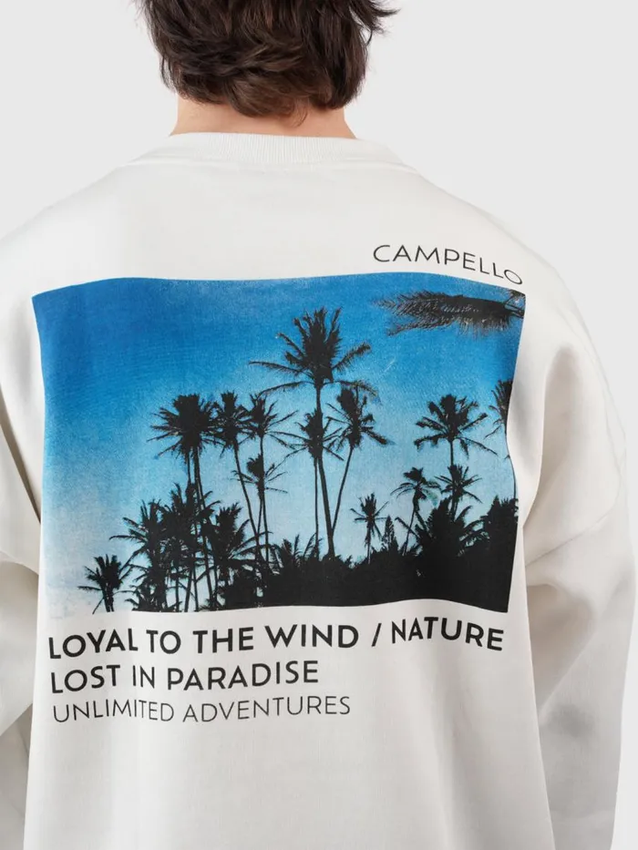 Brunotti Sweaters and Hoodies Men CampelloIslandOversized Sweater OffWhite
