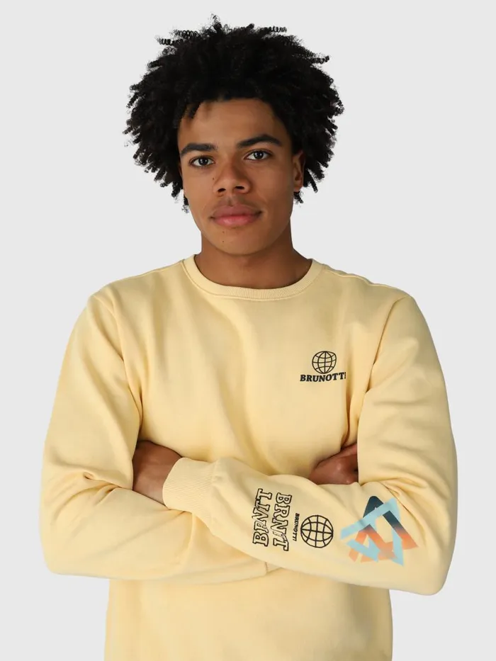 Brunotti Sweaters and Hoodies Men MurrayRSweater Yellow