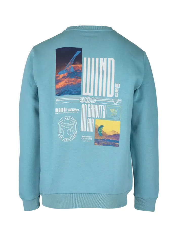 Brunotti Sweaters and Hoodies Men NatchRSweater Blue