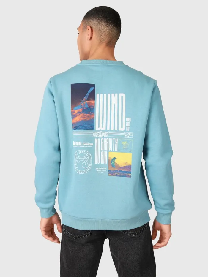 Brunotti Sweaters and Hoodies Men NatchRSweater Blue