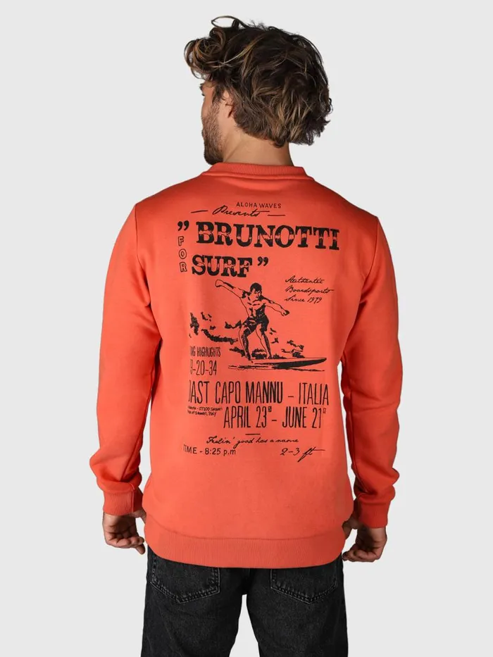 Brunotti Sweaters and Hoodies Men NatchRSweater Red