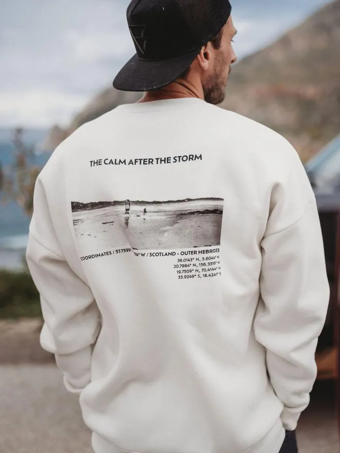 Brunotti Sweaters and Hoodies Men OrestisAdventuresOversized Sweater OffWhite