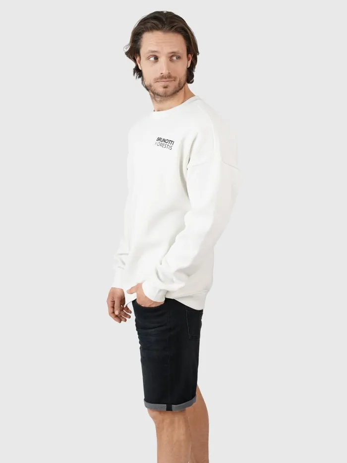 Brunotti Sweaters and Hoodies Men OrestisAdventuresOversized Sweater OffWhite