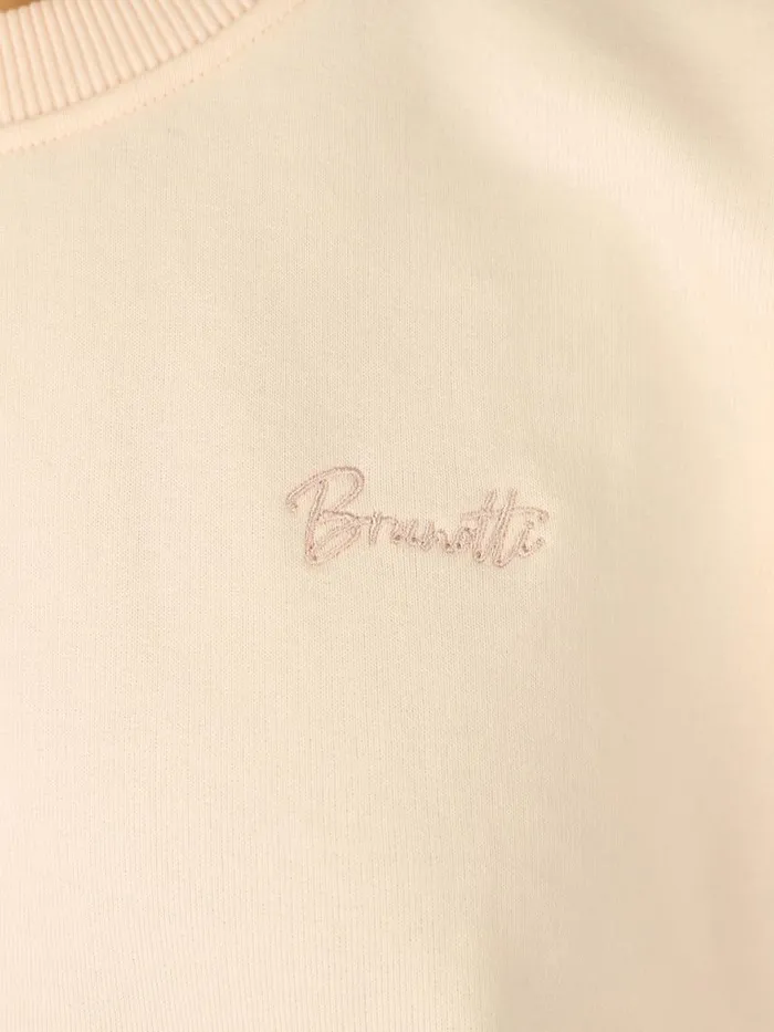 Brunotti Sweaters and Hoodies Women Arai Sweater WhiteBeige
