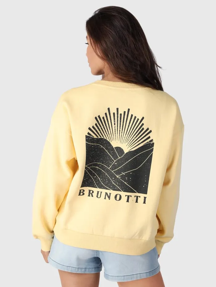 Brunotti Sweaters and Hoodies Women LoretaR Sweater Yellow
