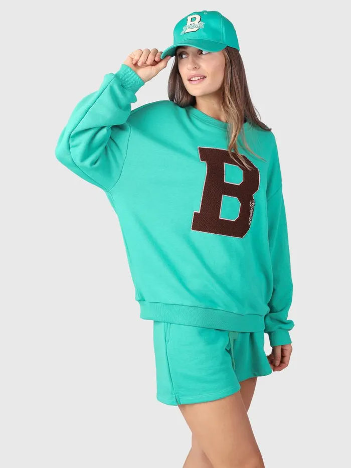 Brunotti Sweaters and Hoodies Women Nemi Oversized Sweater Green