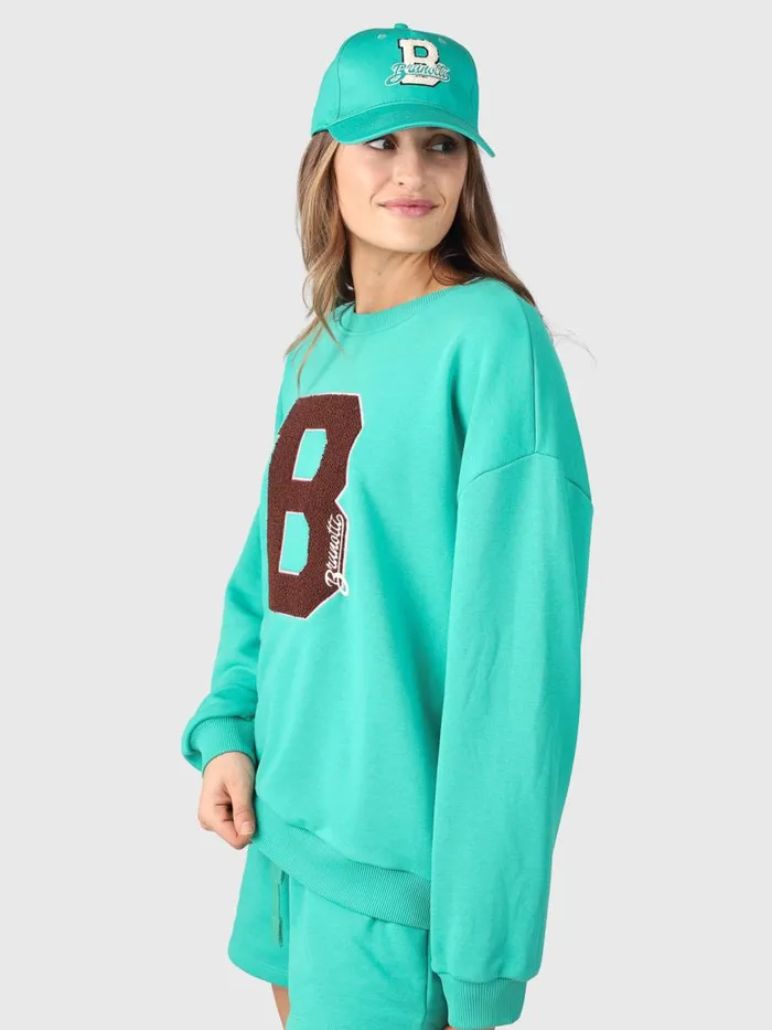 Brunotti Sweaters and Hoodies Women Nemi Oversized Sweater Green