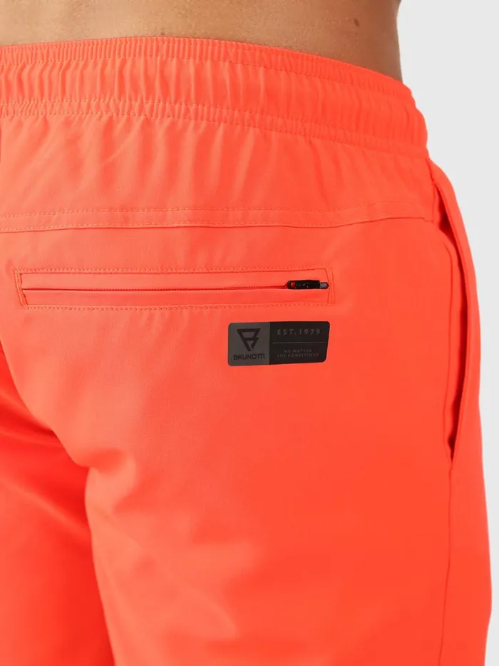 Brunotti Swim Shorts Men BruconicSwim Shorts Neon Orange
