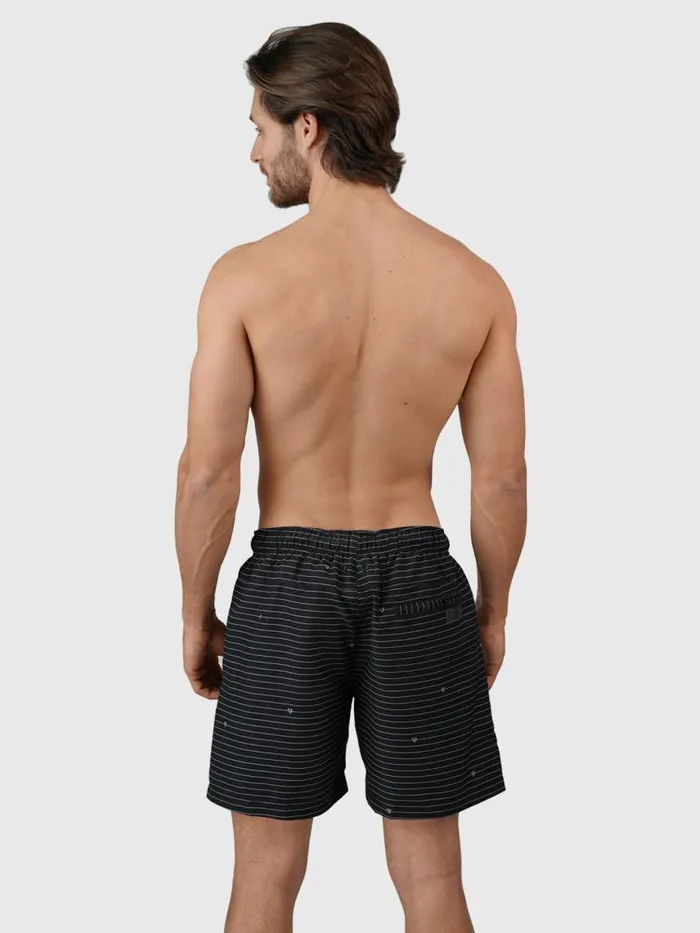 Brunotti Swim Shorts Men CrunecoStripeSwim Shorts Black
