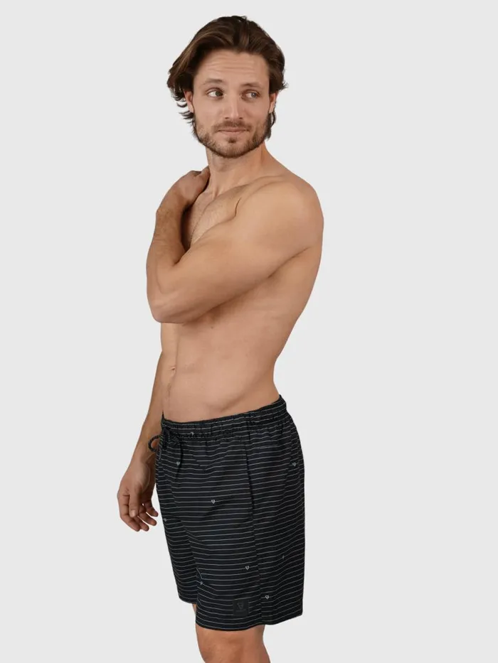 Brunotti Swim Shorts Men CrunecoStripeSwim Shorts Black