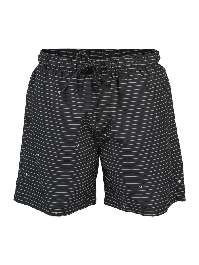 Brunotti Swim Shorts Men CrunecoStripeSwim Shorts Black