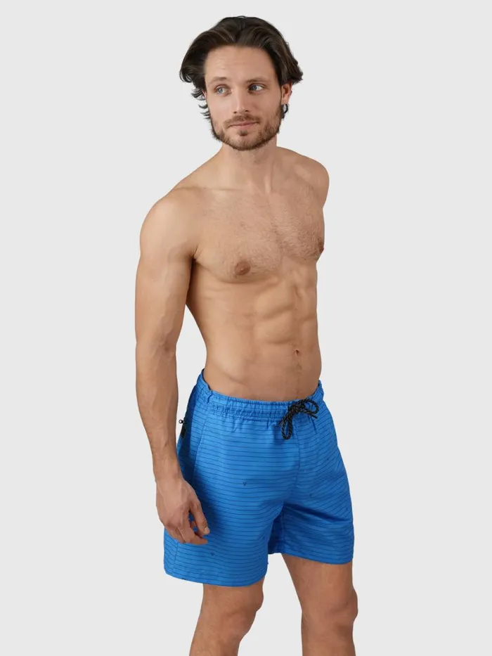 Brunotti Swim Shorts Men CrunECOStripeSwim Shorts Blue