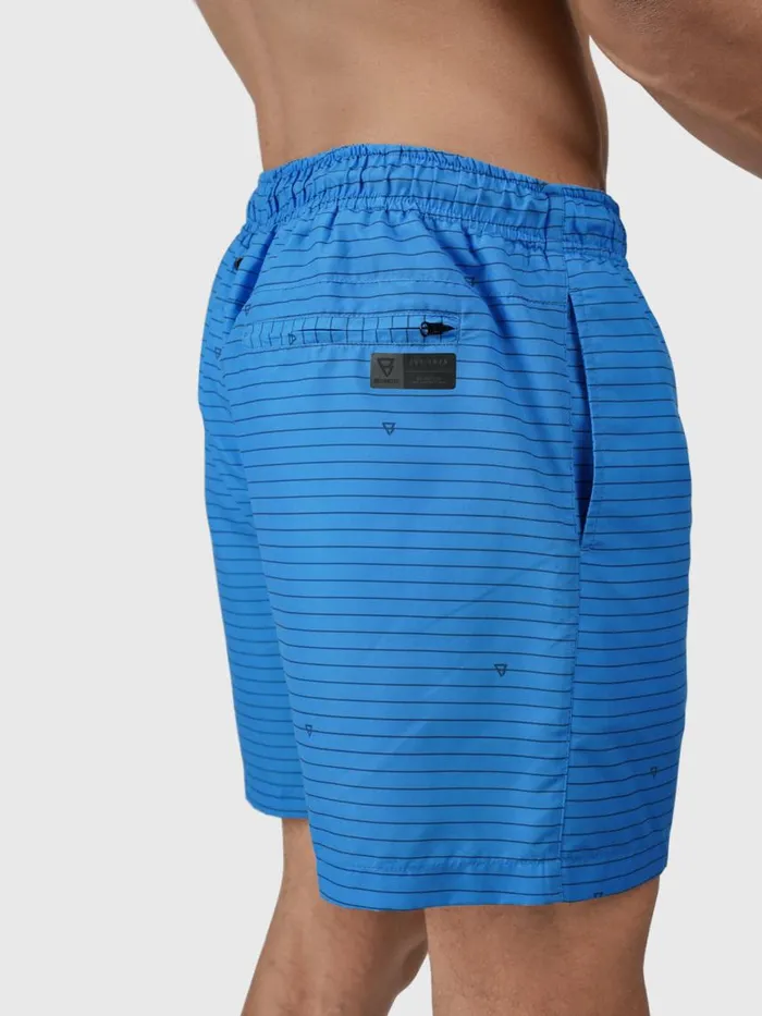 Brunotti Swim Shorts Men CrunECOStripeSwim Shorts Blue