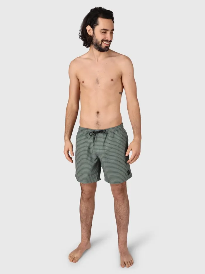 Brunotti Swim Shorts Men CrunECOStripeSwim Shorts Green