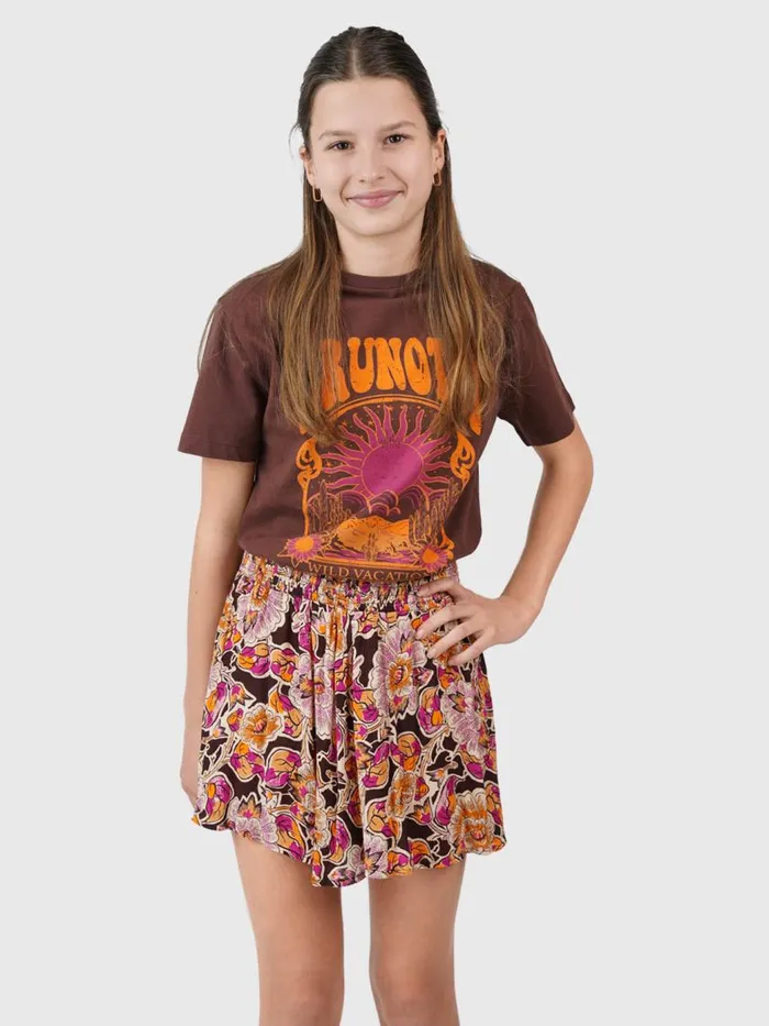 Brunotti TShirts and Tops Kids Vievy Girls Tshirt Brown